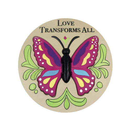 Arlmont & Co. Latavion Butterfly with 3D Wings Garden Stone Wayfair